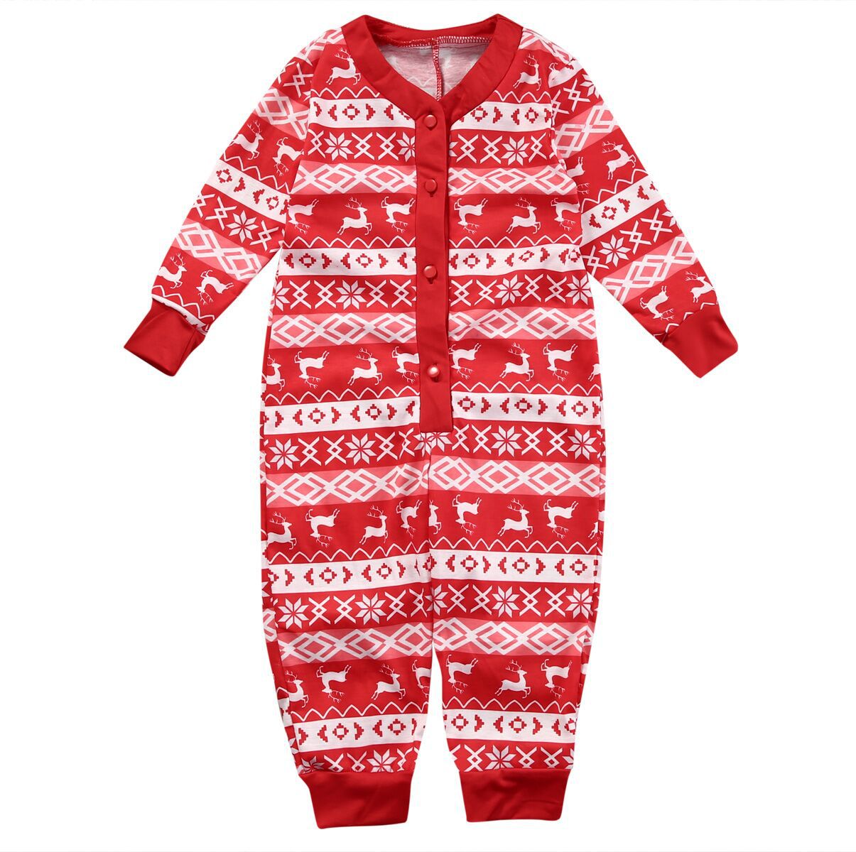 Christmas Parent-child Printed Loungewear Pajamas Set