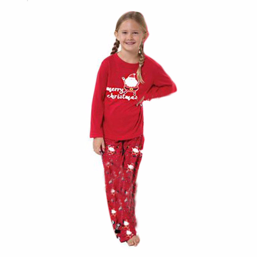 Two piece set of Christmas housewear pajamas