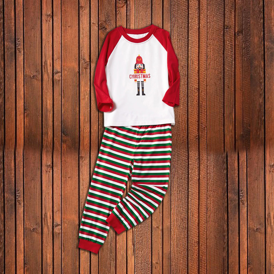 European And American Christmas Parent-child Pajamas Suit