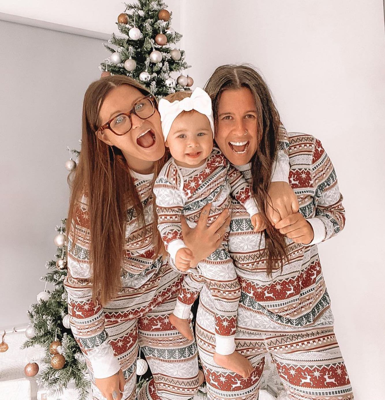 Christmas Printed Parent-child Wear Homewear Family Set Pajamas